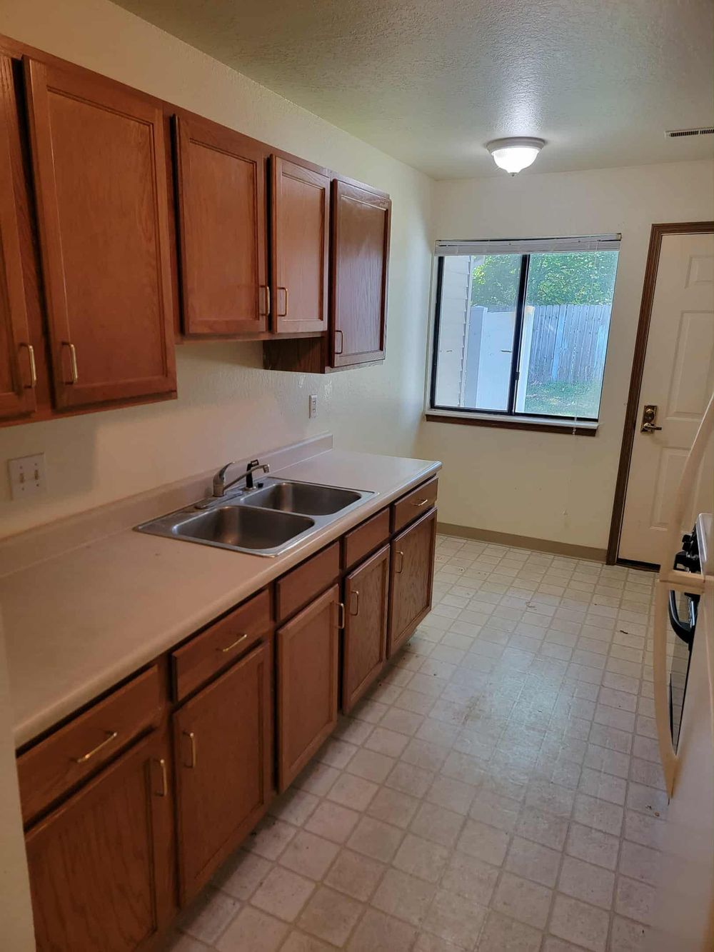 After: kitchen cleaned out