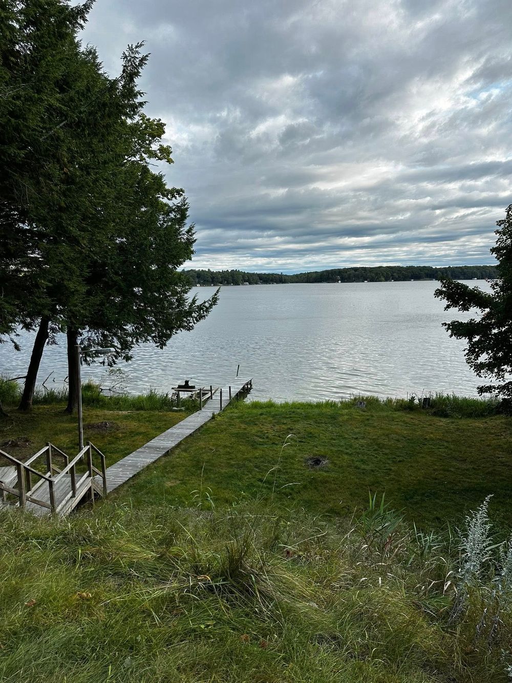 Before: hillside stairs & dock